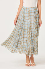 Inixyf Fiori Pleated Maxi Skirt