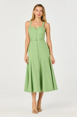 Inixyf McKinley Button-Front Midi Dress