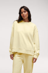 French Terry Classic Crewneck | Lemon