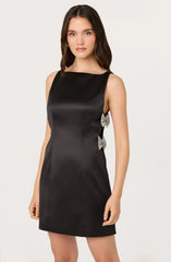 Lbruh Kinsey Satin Bow Mini Dress