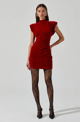 Lbruh Ila Velvet Mini Dress