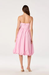 Inixyf Dahlia Bubble Hem Midi Dress