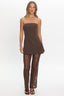 Opulent Lace Pants Chocolate