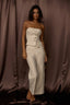 Ishani Hardware Decoration Pants Beige