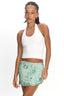 Avelyn Sequin Mini Skirt Floral Mint