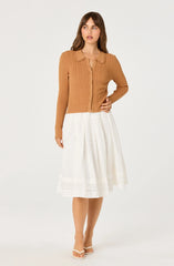Inixyf Kristen Pointelle Collar Cardigan
