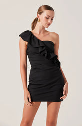 Lbruh Camilla Ruffle One Shoulder Dress