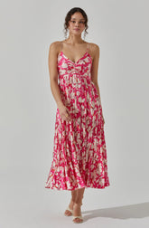 Lbruh Maeve Pleated Midi Dress