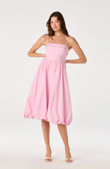 Inixyf Dahlia Bubble Hem Midi Dress