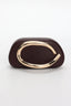 Amarita Gold Handle Clutch Wine