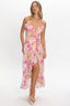 Valora Floral Maxi Dress Pink