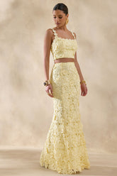 Esmara | Lemon Lace Maxi Skirt