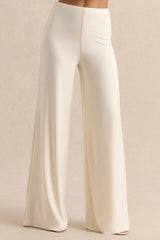 Safirra | White Wide-Leg Trouser