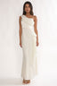 Doloros Drape Accent Maxi Dress Oyster