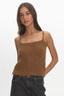Jorie Knit Cami Top Brown
