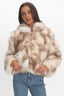 Moving On Faux Fur Coat Beige