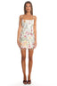 Palencia Sequin Mini Dress Cream