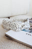 Top Knot Headband Spotted White