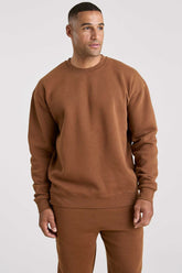 Men's Classic Crewneck Sweatshirt | Chocolate