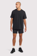 Men's Steady Seamed Tee | Black