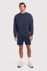 Vintage Fleece Men's Crewneck | Washed Navy