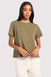 Vintage Cotton Everyday T-Shirt | Olive