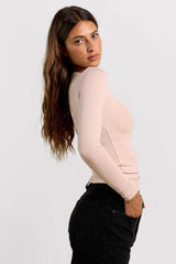 Slinky Rib Long Sleeve Shirt | Ribbon