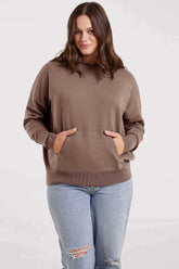 Luxe Knit Hoodie | Mocha