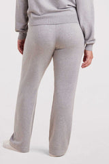 Luxe Knit Wide Leg Pant | Heather Grey