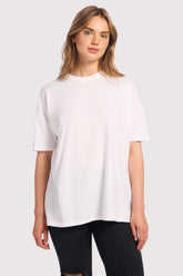 Soft Cotton Oversized Tee | White