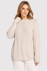 Lightweight Cable Sweater