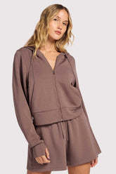 Soft Motion Zip Hoodie | Malt