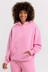 Vintage Fleece Hoodie | Bubblegum Pink