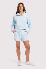 Soft Motion Quarter-Zip | Cloud