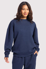 Vintage Fleece Crewneck | Navy