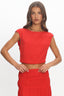 Arden Matching Set Top Chilli