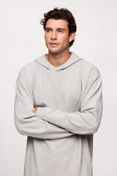 Performance Waffle Hoodie | Heather Grey
