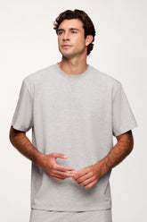 Performance Waffle T-Shirt | Heather Grey