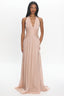 Champagne Wishes Halter Gown Champagne