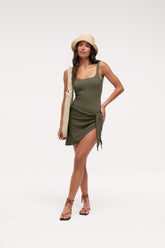 Swim Sarong | Darkest Olive