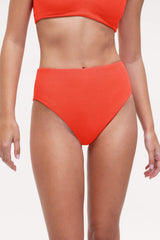 High Waist Bikini Bottom | Crispy Papaya