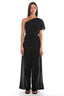 Challenger One-Shoulder Jumpsuit Black
