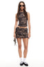 LIONESS Rendezvous Mini Skirt Leopard