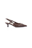 VERALI Lucius Slingback Kitten Heels Chocolate