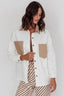 Lake Days Chest Pocket Shirt White Beige