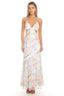 Sweet Briar Lace Cross-Back Maxi Dress Blue