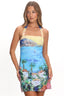 No Ordinary Girl Halterneck Mini Dress Blue