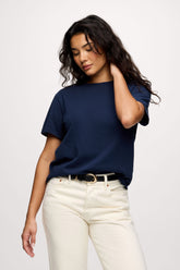 Vintage Cotton Everyday T-Shirt | Navy