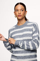 Cozy Knit Stripe Sweater
