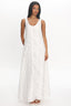 Genelyn Textured Maxi Dress Off White